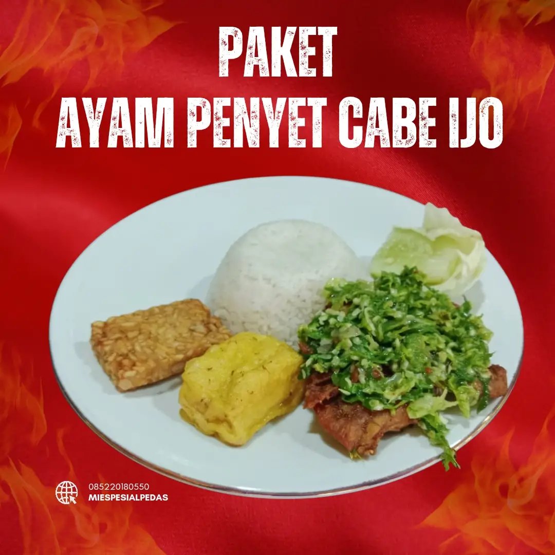 Mie pedas spesial khas Mie SP